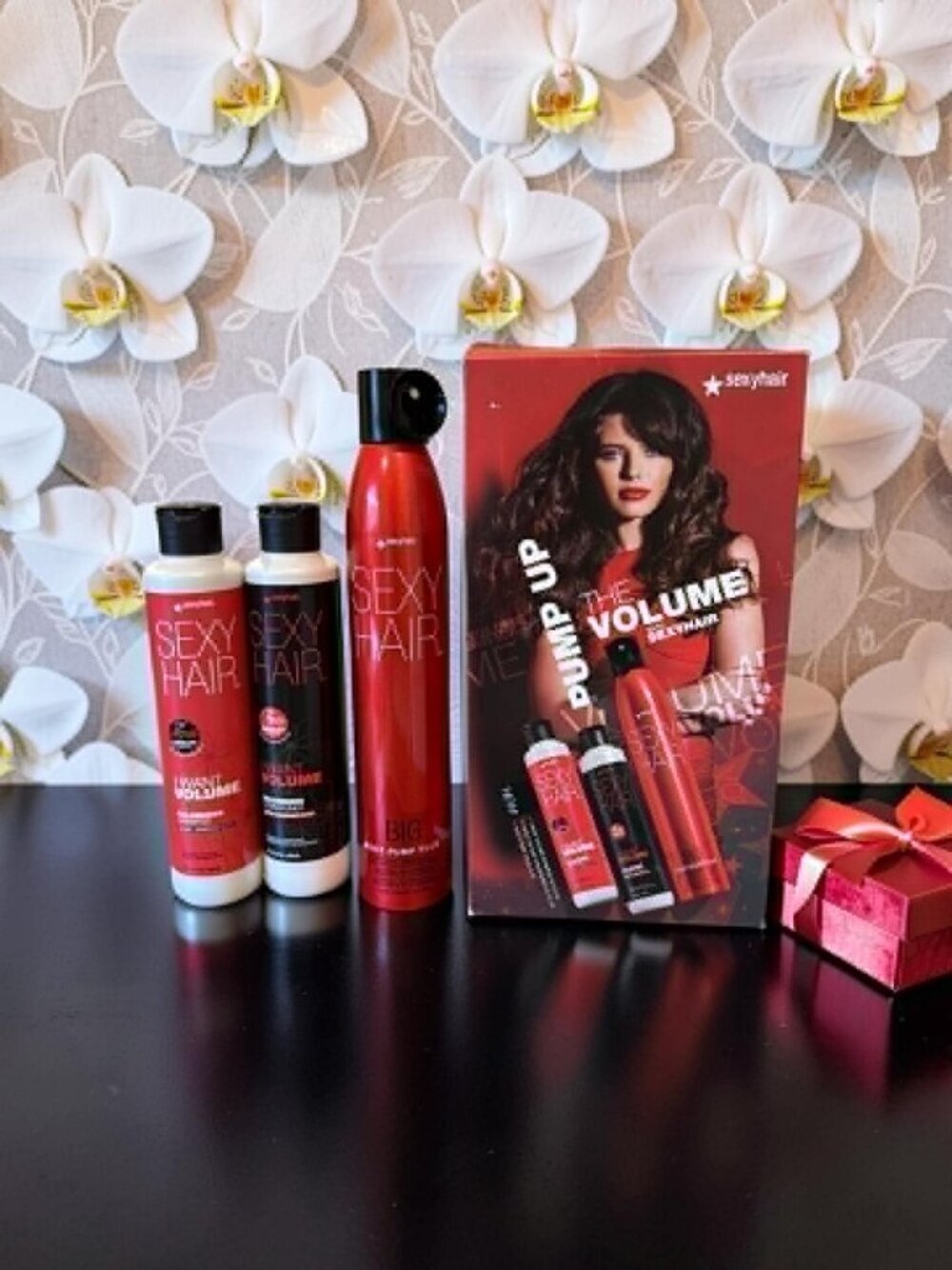 SexyHair The Volume Pump Up Trio Shampoo Conditioner 10 oz Root Pump Plus 10 oz